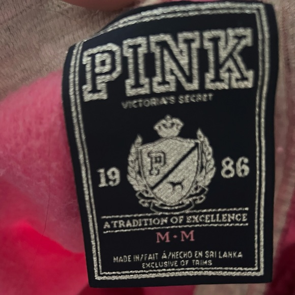 VS Victoria’s Secret PINK Sequin Heart Crop Lounge or Sweats RARE - Picture 3 of 4